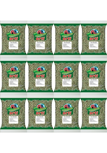 Orti Yeşil Mercimek 1 Kg. x 12 Adet