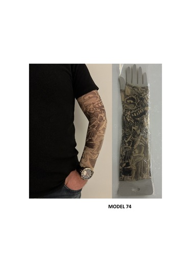 Giyilebilir Dövme 3 Çift 6 Adet Kol Çorap Dövmesi Sleeve Tattoo Set26