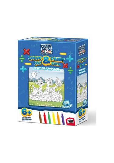 Kesman Kitap Eğlenceli Çöz-boya 100 Parça Puzzle/yapboz Seti (top
