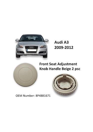 AUDİ A3 KOLTUK SIRT AYAR KOLU A3 ÖN KOLTUK SIRT AYAR KAPAĞI