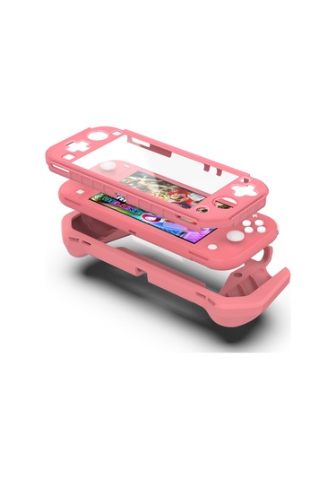 Lemestar Nintendo Switch Lite İçin Tam Kapaklı Korumalı Kılıf - Tpu Malzeme Oyun Konsolu Koruyucu Mavi-yesil