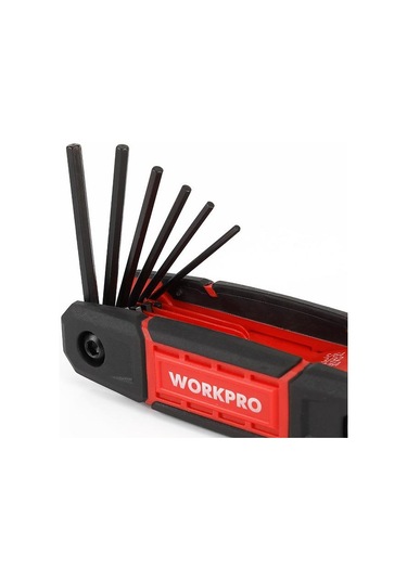 Workpro Wp222029 9 Parça Cr-v İnç Çakı Tipi Profesyonel Allen Anahtar Takımı