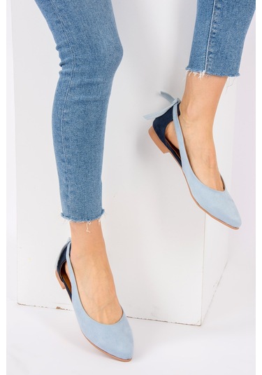 Fox Shoes Mavi/lacivert Kadın Babet H726324002 Mavi - Lacivert