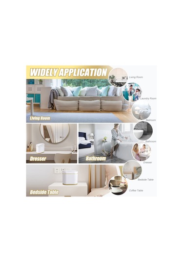 Qianfan Küçük Fotoselli Çöp Kovası, Akıllı Hareket Sensörü Çöp