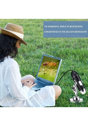 Mikroskop Kiti 3, Pc Braketi İle 1 Usb Dijital Mikroskop 1600x Mikroskop Lens Adaptörleri