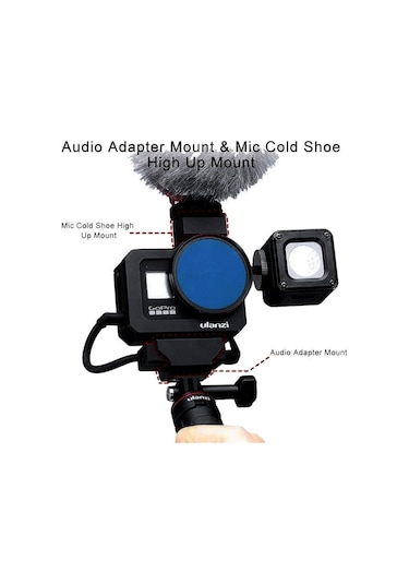 Ulanzi G8-5 Gopro Hero 8 Vlog Case Metal Çerçeve