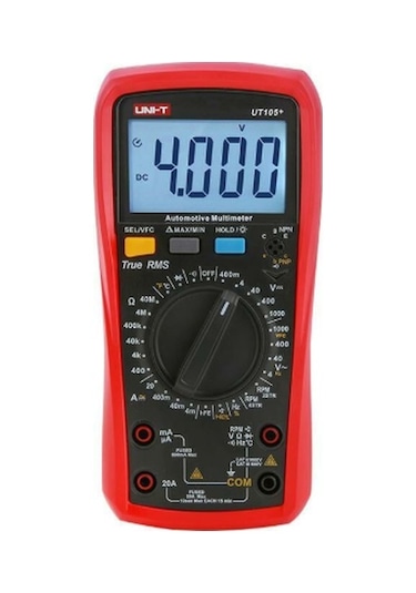 Unı-t Ut 105+ Otomotiv Dijital Multimetre Ac/dc 1000v Ac/dc 10a C