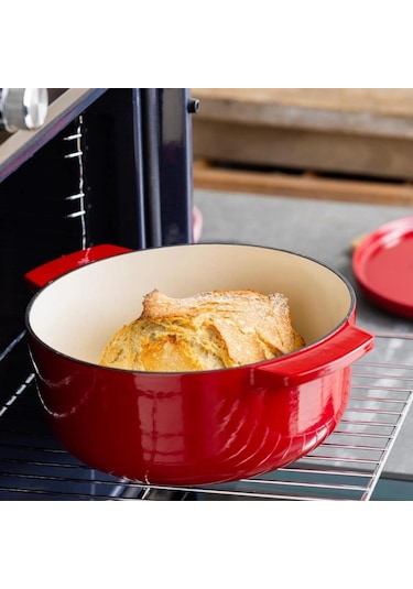 Kitchenaid Cc006060 Döküm Demir Tencere 26 Cm Emrpire Kırmızı