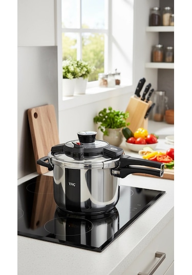 Taç Fastcook Düdüklü Tencere 6 Litre Çok Renkli