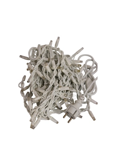 10 Metre Rgb İp Led Yılbaşı Süsü Ip65 Dış Mekan Eklenebilir Beyaz Kablolu Dekoratif Led Işık Renkli