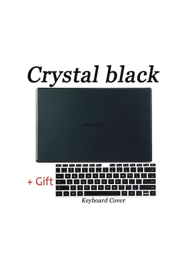 Gubisi Kristal Siyah 4-klvc-wfe9l Uyumlu-huawei Matebook 14 Klvl-w58w Kılıf Huawei Matebook 14 Klvd-wdh9 Kılıfı Hu