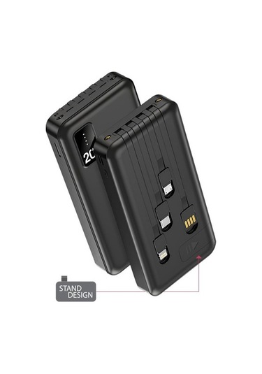 Powerway TX209 20.000 mAh Kablolu Dijital Göstergeli Powerbank
