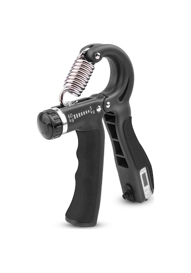 Telvesse Sayaçlı El Yayı 5-60 kg Bilek Güçlendirici Alet Ayarlana Çok Renkli