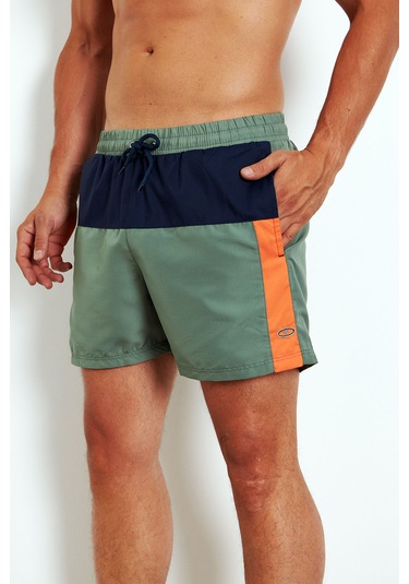 Enrico Ferry Erkek Haki Cepli Hızlı Kuruyan Deniz Şortu Edy2499h