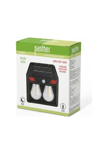 Panther Pt-2972 Solar Karanlık Ve Hareket Sensörlü Led Duvar Lambası Diğer