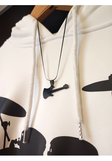 Elektro Gitar Rock Müzik Aleti Siyah Renk 316l Paslanmaz Çelik Fi