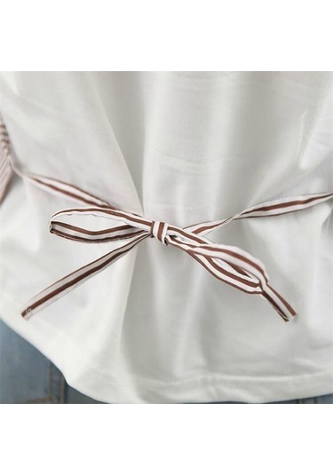 Skycity Kahverengi Yumuşak Polyester Mutfak Fantezi Ayı Desenli Ön Cep Ve Ayarlanabilir Kemerle Yağ Geçirmez Apron