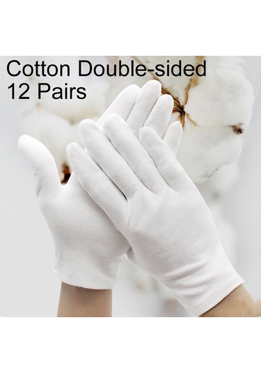 Sones 12 Çift İş Güvenliği Eldiveni, Pamuklu Çift Taraflı