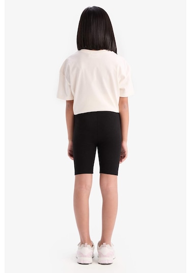DeFacto Kız Çocuk Kısa Boy Tayt B5591A825SMBK81 Siyah DeFacto Kız Çocuk Kısa Boy Tayt B5591A825SMBK81 Siyah