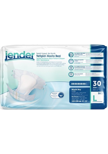 Bel Bantlı L 30'lu 4 Paket 120 Adet L