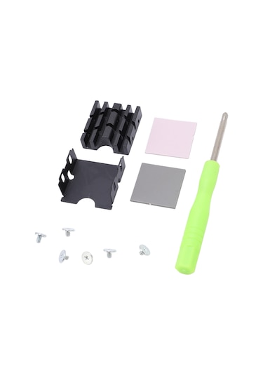 Kangvka M.2 2230 Ssd Soğutucu, Mg Alyuminyum Alaşımlı, İki Yönlü Tutucu, Termal Silikon Yastık, Pcıe Nvme/sata Uyumlu, 10-30 C Soğutma, Masaüstü/dizüstü Bilgisayarlar İçin