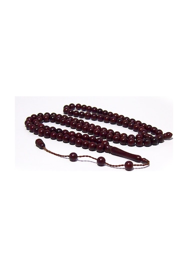 Hac Umre Hediyelik 99 Lu Kuka 10mm Tesbih Kahverengi