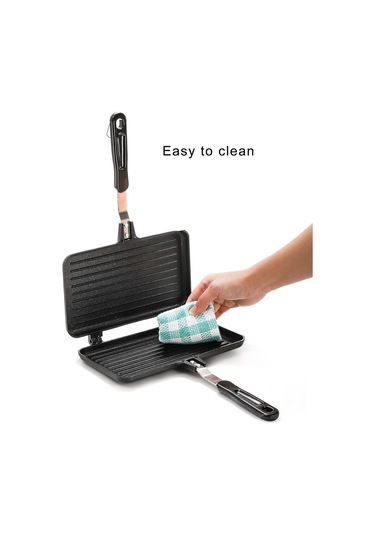 Sandviç Makinesi, Saplı Yapışmaz Izgara Tavası, Alüminyum Flip Tava İç Mekan Dış Mekan Kahvaltısı