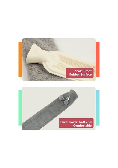 Leezsing "yumuşak Tüylü Uzun Sıcak Su Torbası - 2l Kapasiteli, Sızdırmaz Ve Güvenli" Diğer