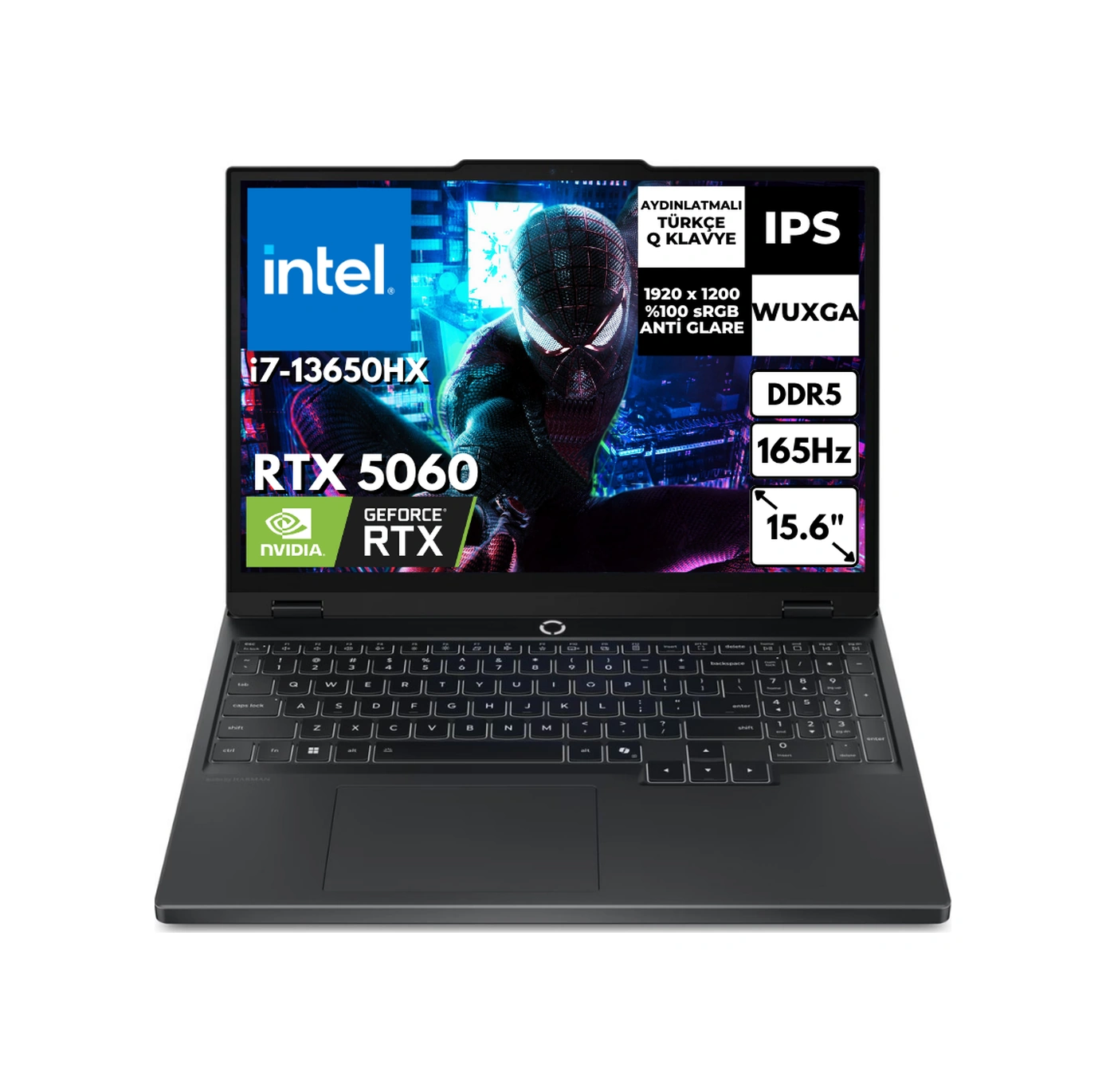 Lenovo Legion 5 15IRX10 83LY00AXTRAT75 i7-13650HX 8 GB 4 TB SSD 8 GB RTX5060 15.3" W11P Dizüstü Bilgisayar