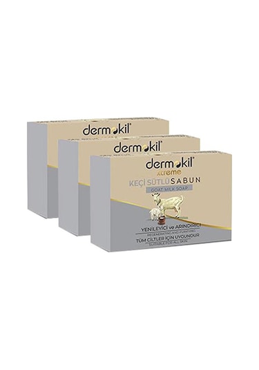 Dermokil Keçi Sütü Özü Katı Sabun 100 Gr X 3 Adet