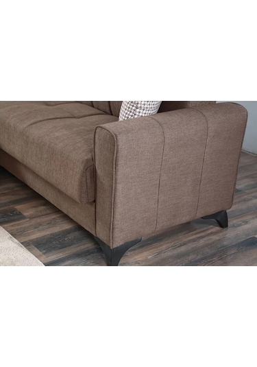 Mons Yataklı Köşe Koltuk Takımı - Kahve