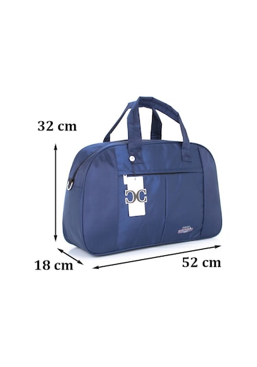 Case Club Orta Boy Seyahat Ve Spor Çantası Omuz Askılı Lacivert
