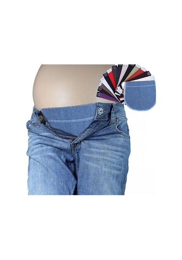 Ximistore9 Gebelik Ve Şişmanlık Döneminde Kullanıma Uygun Denim Bel Uzatıcı, Pantolon Belini Ayarlayarak Rahatlıkla Giyin
