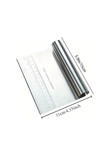 Trendooze Kahverengi Gaojunshop01 Paslanmaz Çelik Hamur Kesici Ergonomik Kulp Yumurta Dilimleyici Gümüş Gümüş