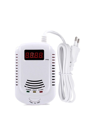 Anjiexun Gaz Kaçak Dedektörü Analizörü Karbon Monoksit Sensörü, Ab Fişi
