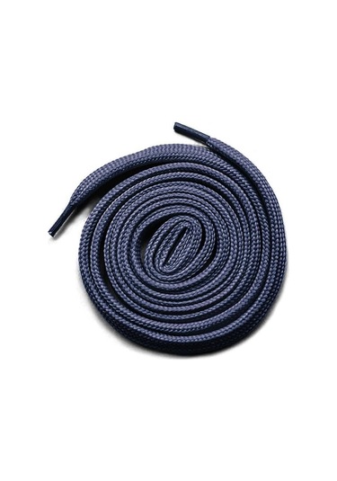 Mavi Gri 1 Cm Kalınlığında 1 Çift Yassı Spor Ayakkabı Bağcığı Gri