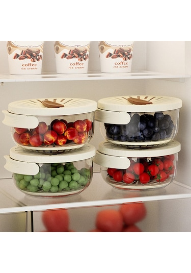 Suntek Drenaj Sepeti Pratik Kevgir Saklama Kabı Üzüm Sebze Beyaz