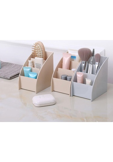 Ganzhoushop İstiflenebilir Kalemlik Bardak Boyama Fırçası Tutucu Çoklu Bölmeler Büyük Kapasitegri