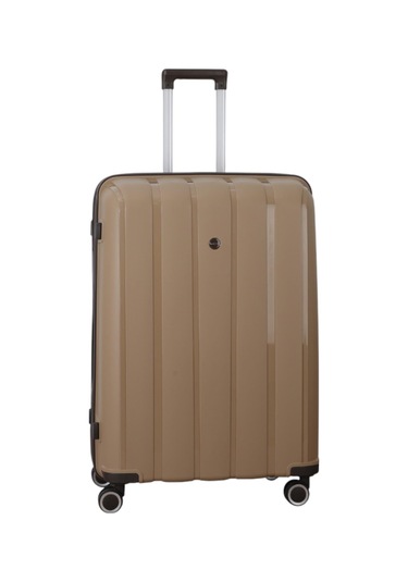 Mçs Polipropilen Valiz V305 75 Cm Şampanya /acı Kahve