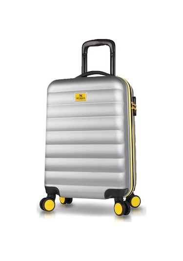 My Valice Colors Abs Küçük Kabin Boy Gri Valiz Gri