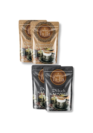 TA-HA KAHVE OSMANLI&DİBEK KAHVESİ 2X2'Lİ COMBO