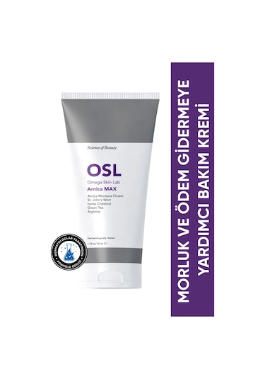 OSL Omega Skin Lab Arnica Max Morluk ve Gidermeye Yardımcı Bakım Kremi 50 ML