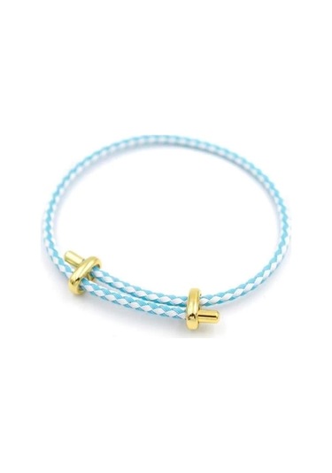 Hasır Bileklik - Mavi Çok Renkli