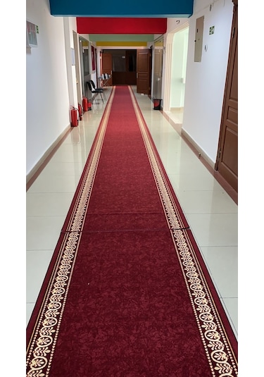 Dinarsu Halı Protokol Bordo Kesme Yolluk