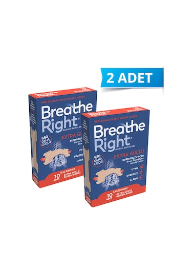 Breathe Right Extra Boy Burun Bandı 2 x 10 Adet