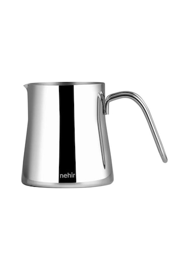 Nehir Maxi 1200 Ml Çelik Sütlük Gümüş