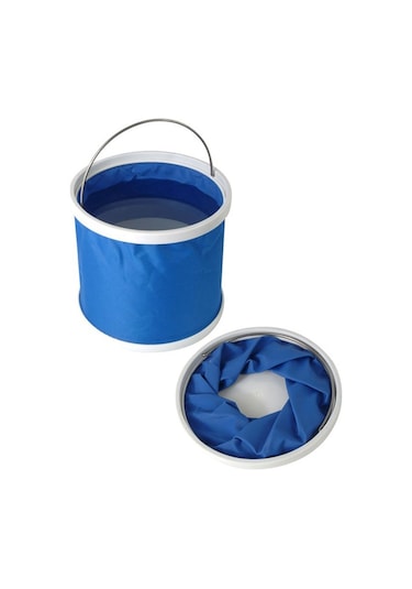 Katlanabilir Balıkçı Kovası Mavi