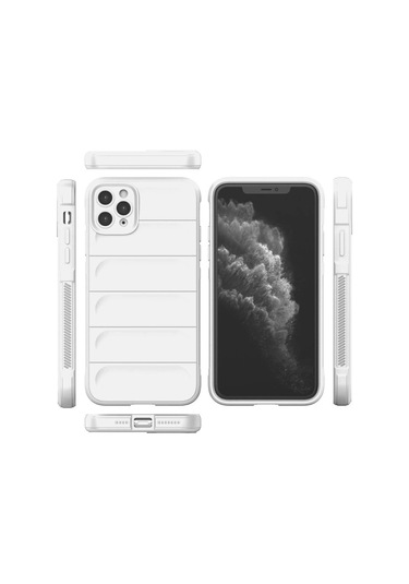 Özel I Phone 11 Pro Kılıf Optimum Silikon - Krem Fırsat