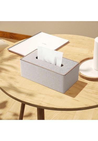 Mendil Kutusu Kapağı, Deri Mendil Kutusu Tutucu, Kleenex Ve Peçete İçin Dikdörtgen Mendil Kutusu Kapakları