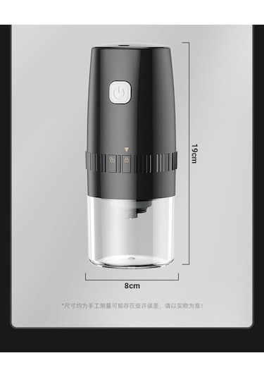 Jian Fan Taşınabiler Elektrikliöğütme Kahve Makinesi Ev Siyahi Siyah